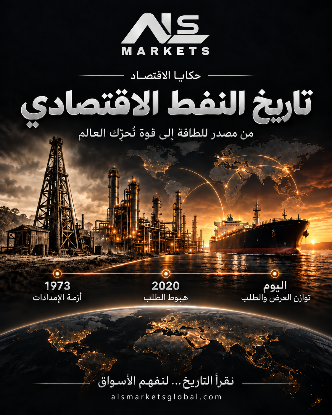 النفط ... من مصدر للطاقة إلى قوة تحرّك الاقتصاد