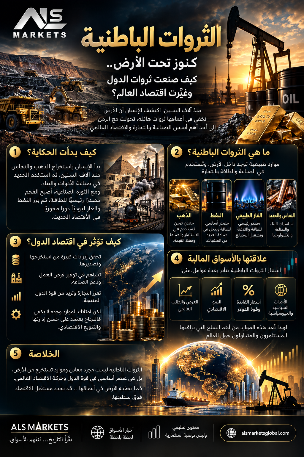 الثروات الباطنية كنوز تحت الأرض